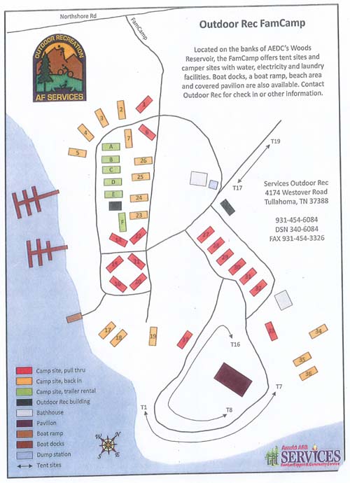arnold afb map