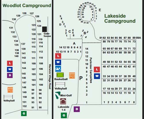 warwick ca map